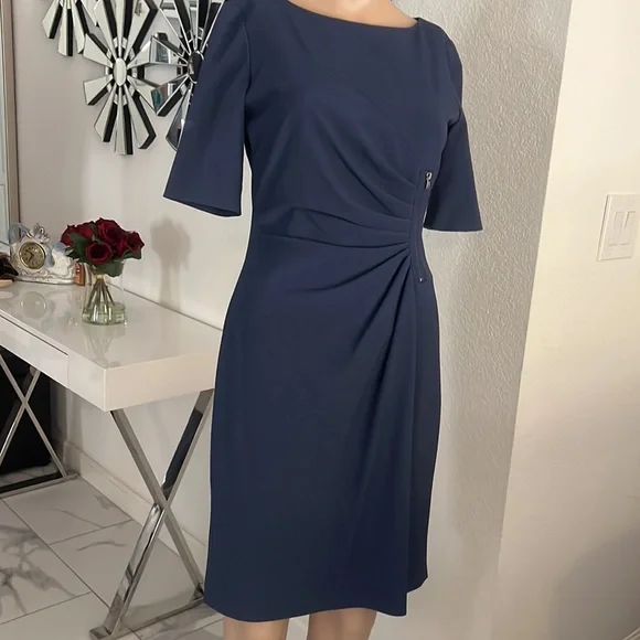 (TAHARI) ladies stretch dress size 2 never worn - Picture 5 of 11